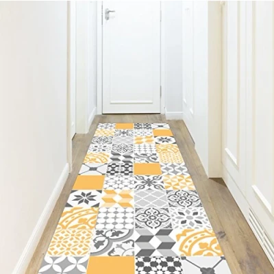 Imagen de VINILIKO, Alfombra de vinilo, Amarillo, 66x250 cm