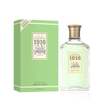 Imagen de 1916 Limón &amp; Tonka, Agua de Colonia Hombre y Mujer, 200 ml, Perfume Unisex, Eau Toilette Masculina Femenina, Fragancia Fresca, Cítrica Delicada, Aroma Larga Duración