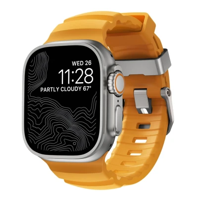 Imagen de Nomad Rocky Point Band Apple Watch 42mm / 44mm 45mm 49mm Sol Connector Natural