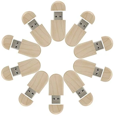 Imagen de A Plus 10 Unidades Flash USB 16 Eco Madera JumpDrive para Sanitación