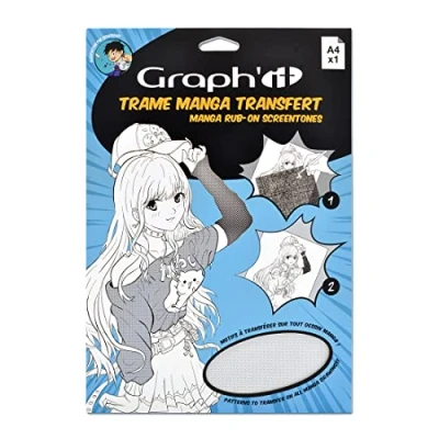 Imagen de GRAPH&#039;IT Trama Manga, Otros Materiales, Puntos Gradientes, A4