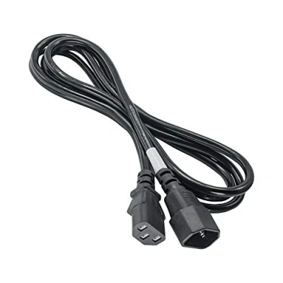 Imagen de AKYGA AK de PC alargadores 03 A Stromkabel, 1,8 m para PC, Impresora, Pantallas Negro