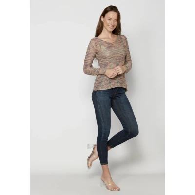 Imagen de Koroshi Jersey de punto Multicolor multi coloured, Mujer, Talla: 40, coloured