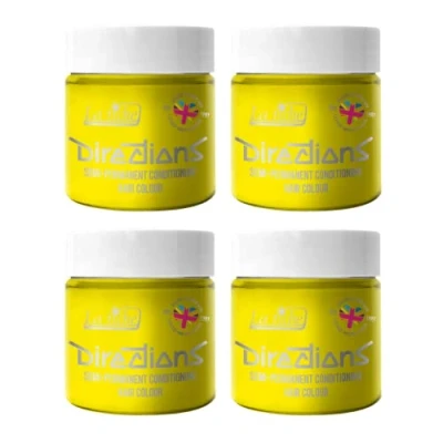 Imagen de 4 x La Riche Directions Semi Permanent Hair Color Bote de 100 ml (Bright Daffodil)