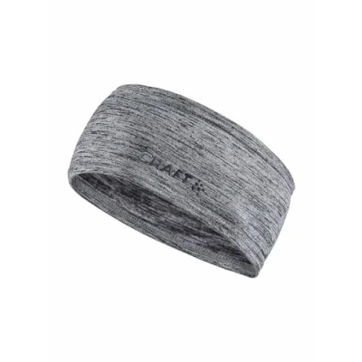 Imagen de Craft Core Essence Thermal Headband Mela S/M Diadema para Clima frío, DK Grey Melange, Small/Medium Unisex Adulto