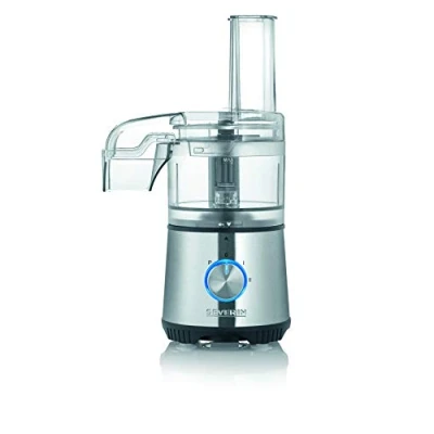 Imagen de Severin KM 3865 Multi Picadora Compacta, 400 W, 500 ml, Acero Inoxidable, 4 Velocidades, Negro y Plata