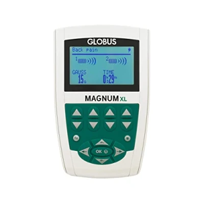 Imagen de GLOBUS Magnum XL Magnetoterapia Domiciliaria Alta Potencia, 26 Programas, Tratamiento de Enfermedades Osteoarticulares, Fracturas, Dolor, Inflamación, Programas Estéticos para Celulitis y Estrías