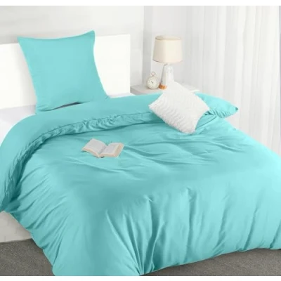 Imagen de Utopia Bedding Funda Nordica Cama 90 Microfibra Juego de Edredon 135x200 cm y 1 Almohada 80x80 (BLU SPA)