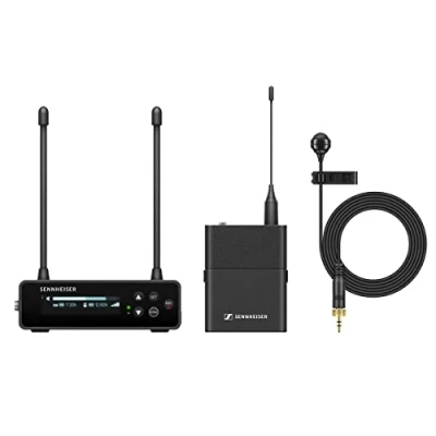 Imagen de Sennheiser EW DP ME4 Set (R1 6) Sistema de micrófono inalámbrico Lavalier UHF Digital portátil cardioide Negro (700021)
