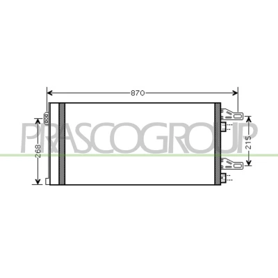 Imagen de PRASCO CI954C001 Condensador con secador 15 10 Aluminio 730 FIAT: Ducato III Furgón, Camión de plataforma / Chasis, Bus