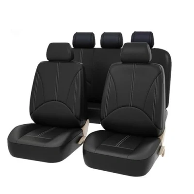 Imagen de SWAIM Coche Fundas Asientos, para Citroen C5 2004 2008 Juegos de Cubre Asientos Delanteros y Traseros Funda Asiento Protector Interior Accesorios,B 9Pcs