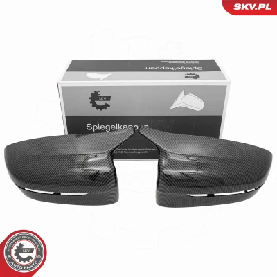 Imagen de ESEN SKV 66SKV910 Cubierta, retrovisor exterior izquierda, derecha carbón