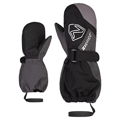 Imagen de Ziener Guantes de esquí Unisex Laurus para bebé, Impermeables, Largos, Reflectantes, 128 cm