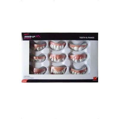 Imagen de Smiffys Dientes y colmillos, blancos, 9 modelos surtidos