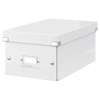 Imagen de Leitz Caja para Guardar DVDs, Blanco, Gama Click &amp; Store, 60420001