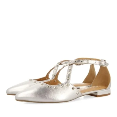 Imagen de Gioseppo Garcon Bailarinas con hebilla, Mujer, Talla: 39, Plata Zapatos