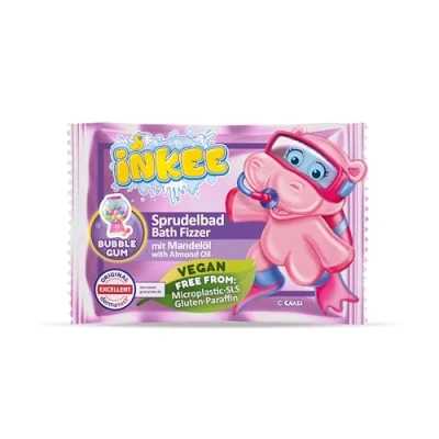 Imagen de INKEE Bath Fizzer Bomba de Baño Efervescente Enriquecida con Aceite Almendras, 1 4 Colores y Aromas
