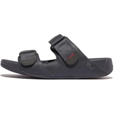 Imagen de Fitflop Gogh Moc Slide Leather, Sandalias de Punta Descubierta Hombre, Midnight Navy, 42 EU