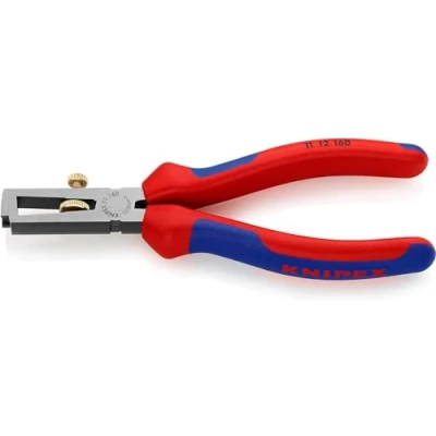 Imagen de Knipex Alicate pelacables universales negro atramentado, con fundas multicomponentes 160 mm 11 12