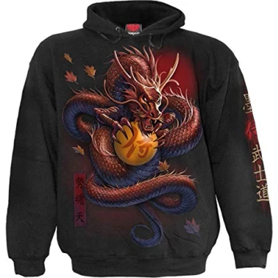 Imagen de Spiral Samurai Sudadera con Capucha Negro L