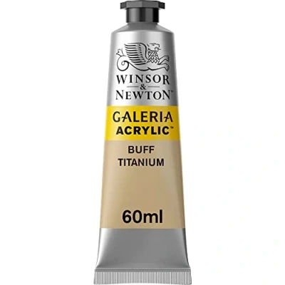 Imagen de Winsor &amp; Newton Galería, Pintura acrílica, Beige (Buff Titanium), 60 ml,