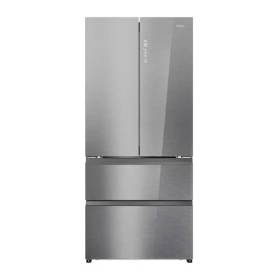 Imagen de Haier FD 83 Series 7 HFR7819ENGC Frigorífico Puerta Francesa, 504L, Cajones Direct Access, AirFlow, WIFI, Motor Inverter, Humidity Zone, Total No Frost, Ancho 83cm, Daylight, Glass Inox Look