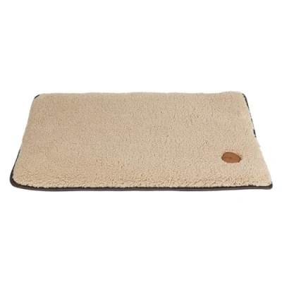 Imagen de JACK AND VANILLA Cojín de Jaula para Perros Brooklyn Alfombra Dormir y Cama Duradera, con Comodidad pequeños a Grandes, Color Beige, L, 88 x 55 cm