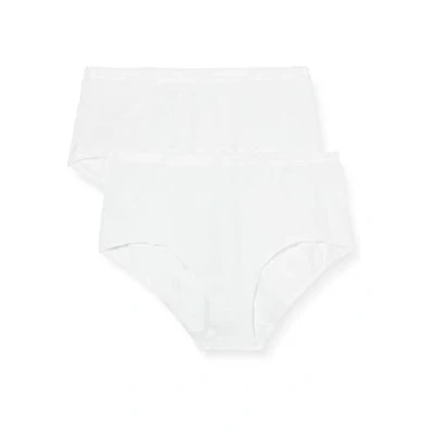 Imagen de Playtex Braga Midi Algodón Bio Mujer x2, Blanco, XXL