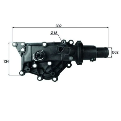 Imagen de MAHLE ORIGINAL TH 59 83 Termostato, refrigerante con junta RENAULT: Grand SCENIC 2, Kangoo II Express, /