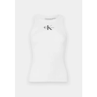 Imagen de Calvin Klein Jeans Monologo TANK Top, Mujer, Talla: XS, Brilliant white