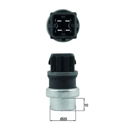 Imagen de MAHLE ORIGINAL TSE 24 Sensor de Temperatura del Refrigerante con junta VOLKSWAGEN: Transporter 4 Bus, 4, Passat B3/B4 Berlina