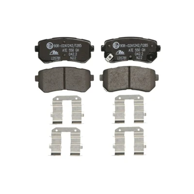 Imagen de ATE 13.0470 5781.2 Juego de pastillas freno con avisador acústico desgaste accesorios HYUNDAI: Tucson, ix20, Kona SUV, KIA: Picanto II
