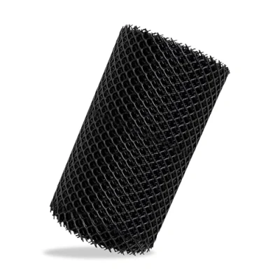 Imagen de protector de canalones malla estándar del Reino Unido, 16 cm x 5 m, residuos musgo