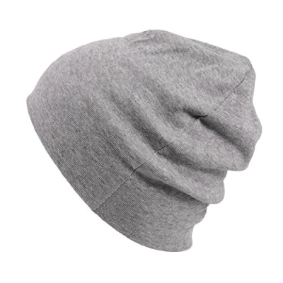 Imagen de CHARM Gorro para Hombre &amp; Mujer Hecho En Japón De Algodon Organico Gorros Punto Sombrero Invierno Verano Gris Claro S