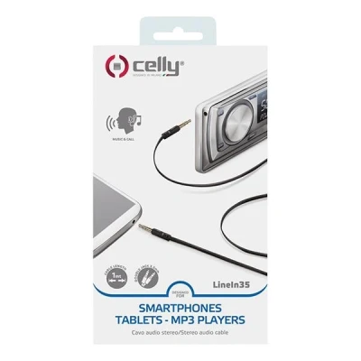 Imagen de Celly LINEIN35BK Accesorios de audio para coches
