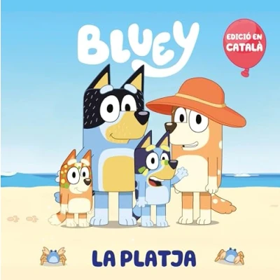 Imagen de Bluey. Un conte La platja (edició en català) (Contes infantils)