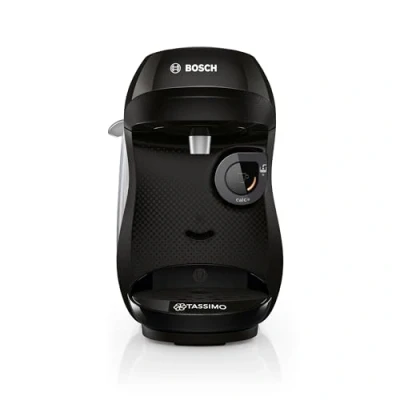 Imagen de Bosch Cafetera Multibebida Tassimo Happy Friendly, Hasta 70 bebidas, OneTouch, INTELLIBREW™, Negro, TAS102E
