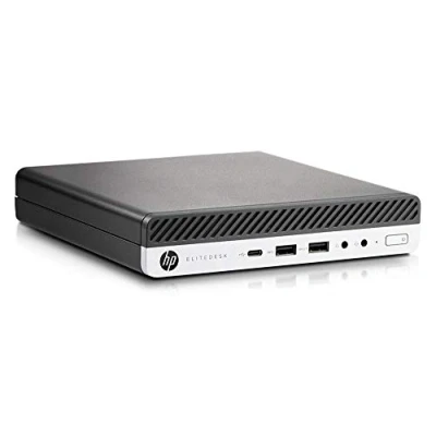 Imagen de HP EliteDesk 800 G3 Desktop Mini Intel Quad Core i5 512 GB SSD Disco duro de 16 memoria Windows 11 Pro Business Computer PC (reacondicionado), Negro y antracita