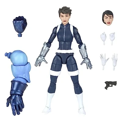 Imagen de Marvel Hasbro Legends Series Figura Coleccionable de Quake 15 cm Secret Warriors 5 Accesorios y 2 Piezas para armar