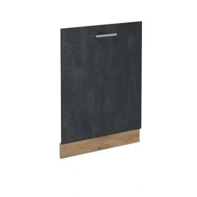 Imagen de Vicco Panel Frontal del lavavajillas R Line, Hormigón Negro, 60 cm sin encimera