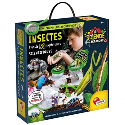 Imagen de LISCIANI I&#039;m A Genius Science en Maison Insectes Más de 50 experimentos científicos con Insectos Kit científico Fabricado Italia Juego Educativo para niños 8,10,12 años