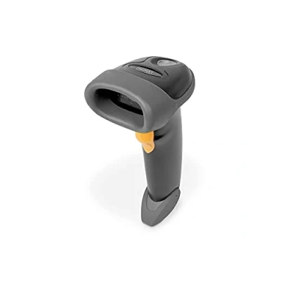 Imagen de DIGITUS Escáner de códigos Barras 2D con Bluetooth IP54 Alcance: máx. 12 m Tiempo Funcionamiento: 18 h Distancia escaneado: 10 cm para y QR Negro/Gris