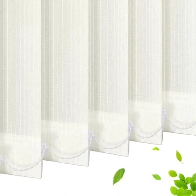 Imagen de Pxzybd Riel Cortina Lamas Verticales,Persianas Verticales para Ventanas,Persianas Venecianas Translúcida/Aislamiento Térmico,Cortinas De Privacidad Tela Lamas,WxH 60x220cm/23.5x87in