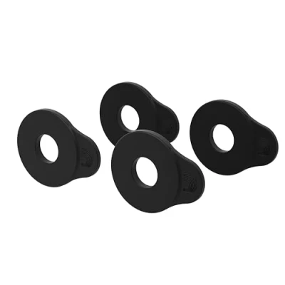 Imagen de D&#039;Addario Bloques de correa Flex Lock, bloquea las correas en su lugar, protege tu instrumento sin modificaciones ni herramientas, fácil colocar, juego 4 bloques, color negro