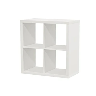 Imagen de Ikea Kallax estantería para Libros, de Pared, Separador Espacios, Color Blanco (77 x 77 cm)
