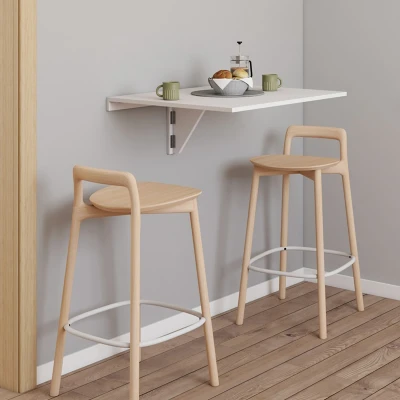 Imagen de EXPRESSO estante plegable de pared para 2 personas, blanco L. 70 cm