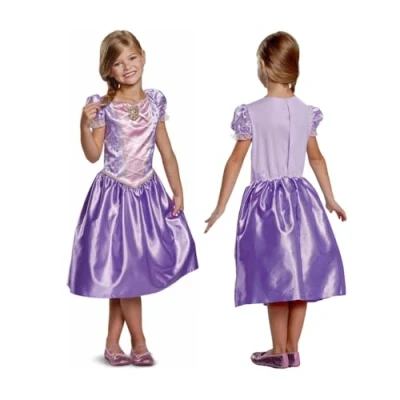 Imagen de Disney Princesas Disfraz Rapunzel Oficial Tallas Disponibels XS, S, M Para Niñas de 3 a 8 Años