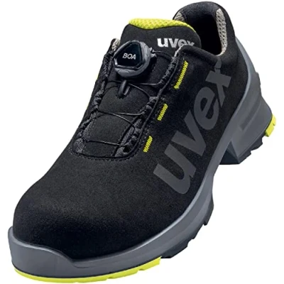 Imagen de Uvex 1 Zapato de Seguridad para Hombre S1 SRC ESD Negro/Lima Talla 46
