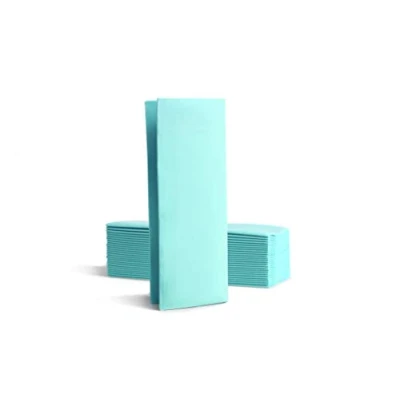 Imagen de Alvotex Chic Airlaid 50 servilletas Desechables (32 x 40 cm), diseño de Tela, Color Azul Menta
