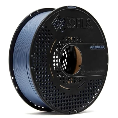 Imagen de 3DFILS Filamento PLA para impresión 3D Neat Winding esFil MAX: 1.75 mm,1Kg,Negro Seda